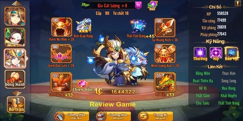 Cách Build Gia Cát Lượng Tam Quốc Hiệu Quả